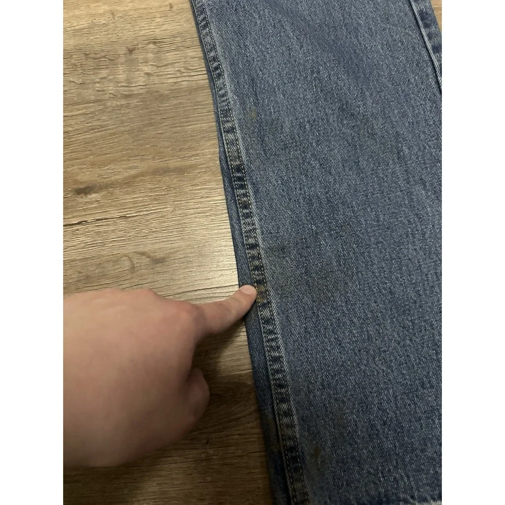 Levis 505 Jeans‎ Mens 32x32 Blue Regular Straight Mid Rise Medium Wash